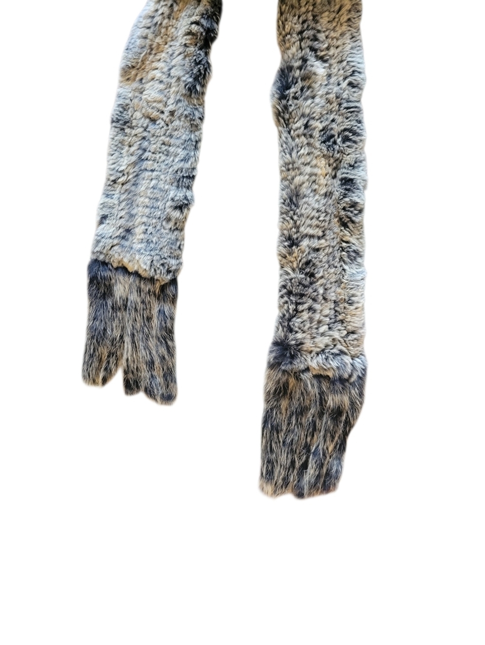 Mitchies Fur Long Scarf - Gray - Picture 2 of 8